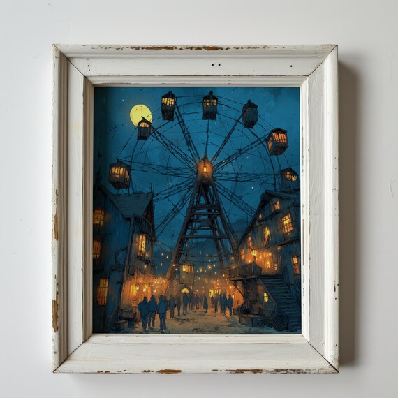 Vintage Halloween Haunted Ballroom Oil Painting Moody Autumn Decor Baroque Fall Wall Art Gothic Candle Lit Scene 225