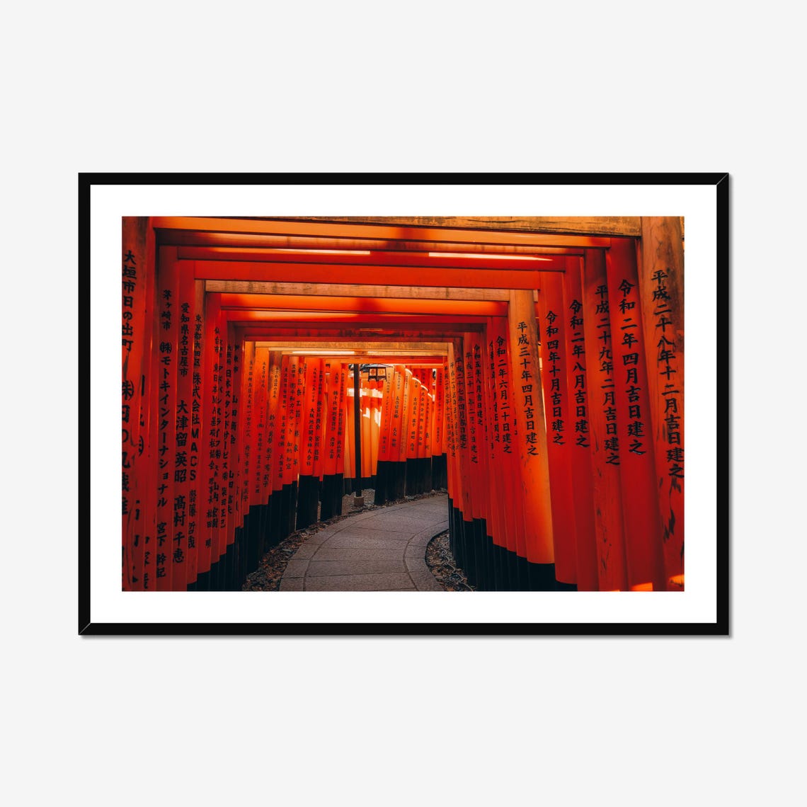 Fushimi Inari Torii Gates, Kyoto Japan Art Print