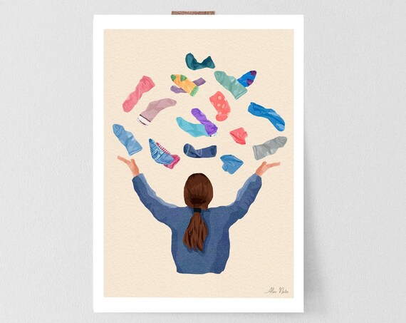 Sarcastic Laundry Room Funny Laundry Room Art Print Funny Laundry Room Illustration Art Laundry Day Funny Wall Art Print
