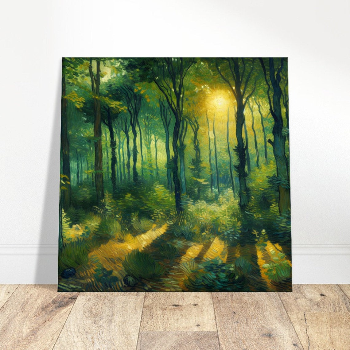 Van Gogh Inspired Whispers Of The Woods Oil Painting Print Impressionism Living Roombedroom Wall Prints Housewarming Gift - Image 4