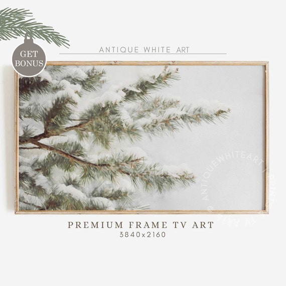 Christmas Tree Farmhouse Christmas Art Print