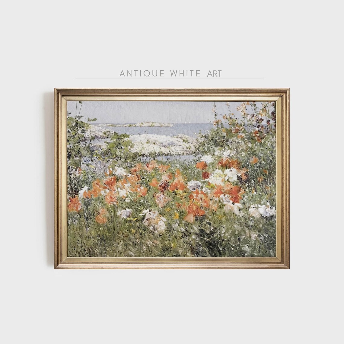 Wildflowers Vintage Floral Art Print, Cottage Decor