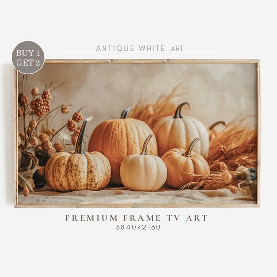 Pumpkin Painting Instant Fall Art Poster