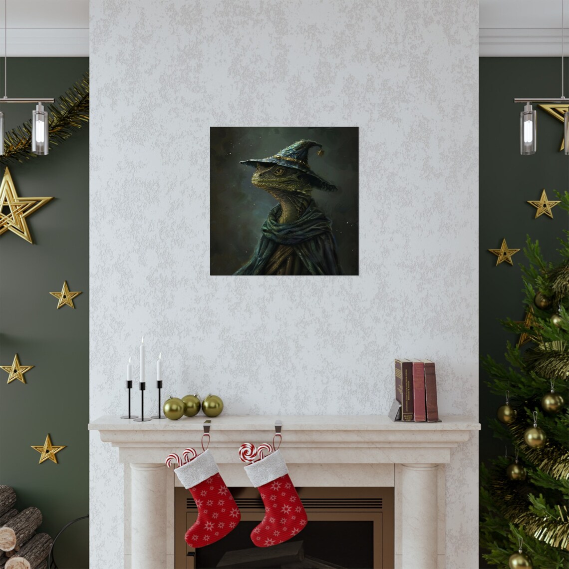 Wizard Lizard - Magical Witch Lizard Poster - Image 2