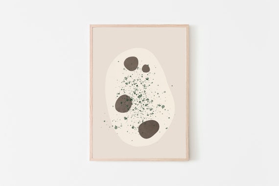 Garlic Naan Art Print, Modern Asian Kitchen Decor
