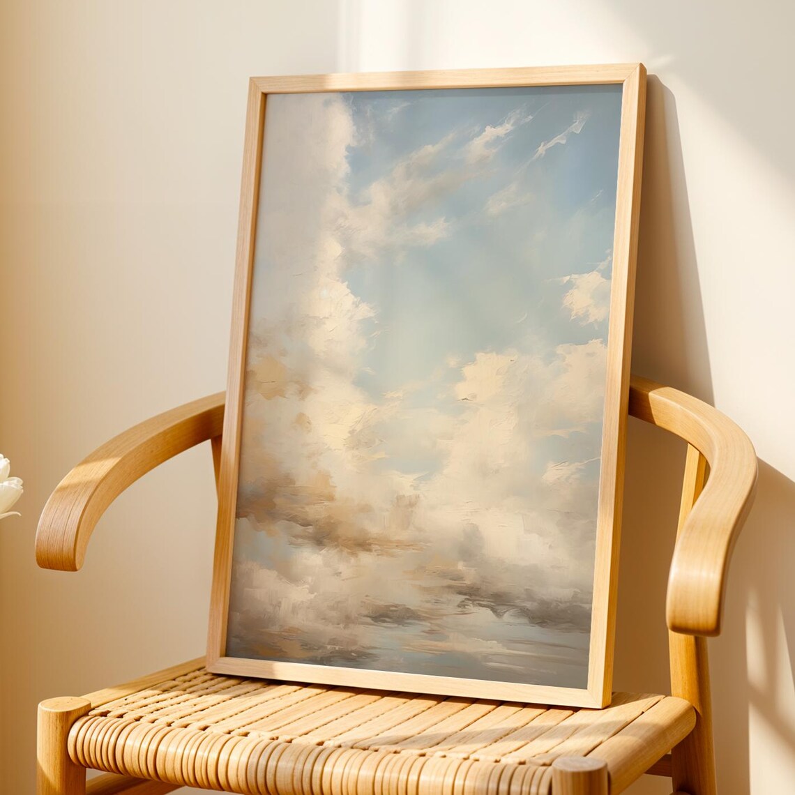 Pastel Sky Abstract Cloudscape Art Print