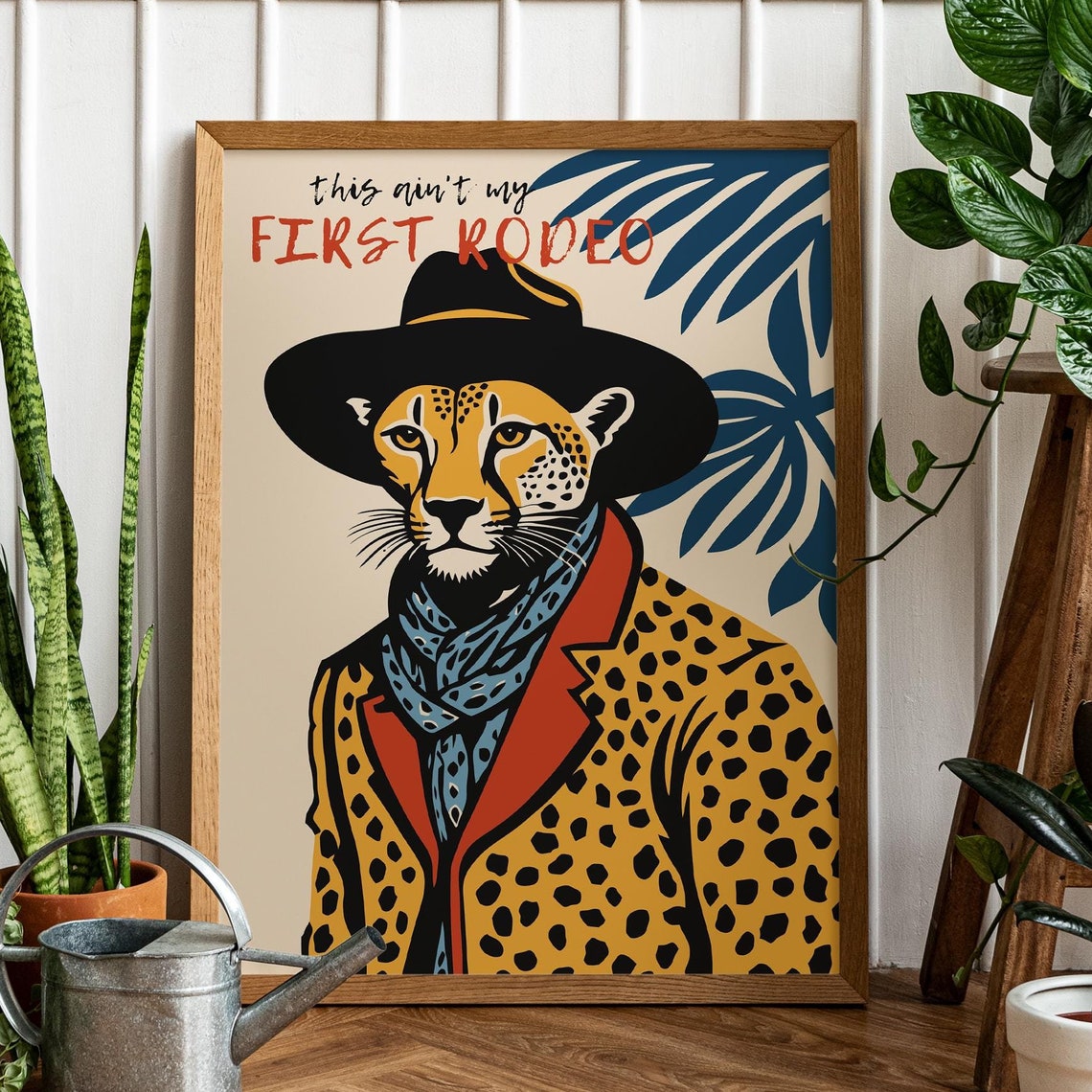 This Aint My First Rodeo Cowboy Wildcat Coat Funny Humor Poster