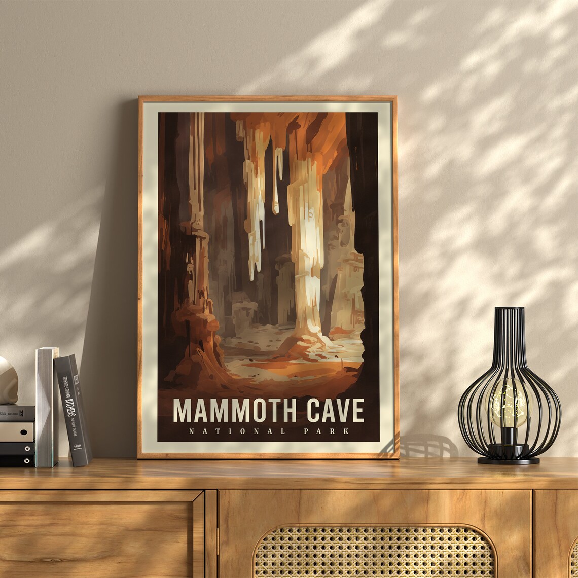 Mammoth Cave National Park Kentucky Travel Poster