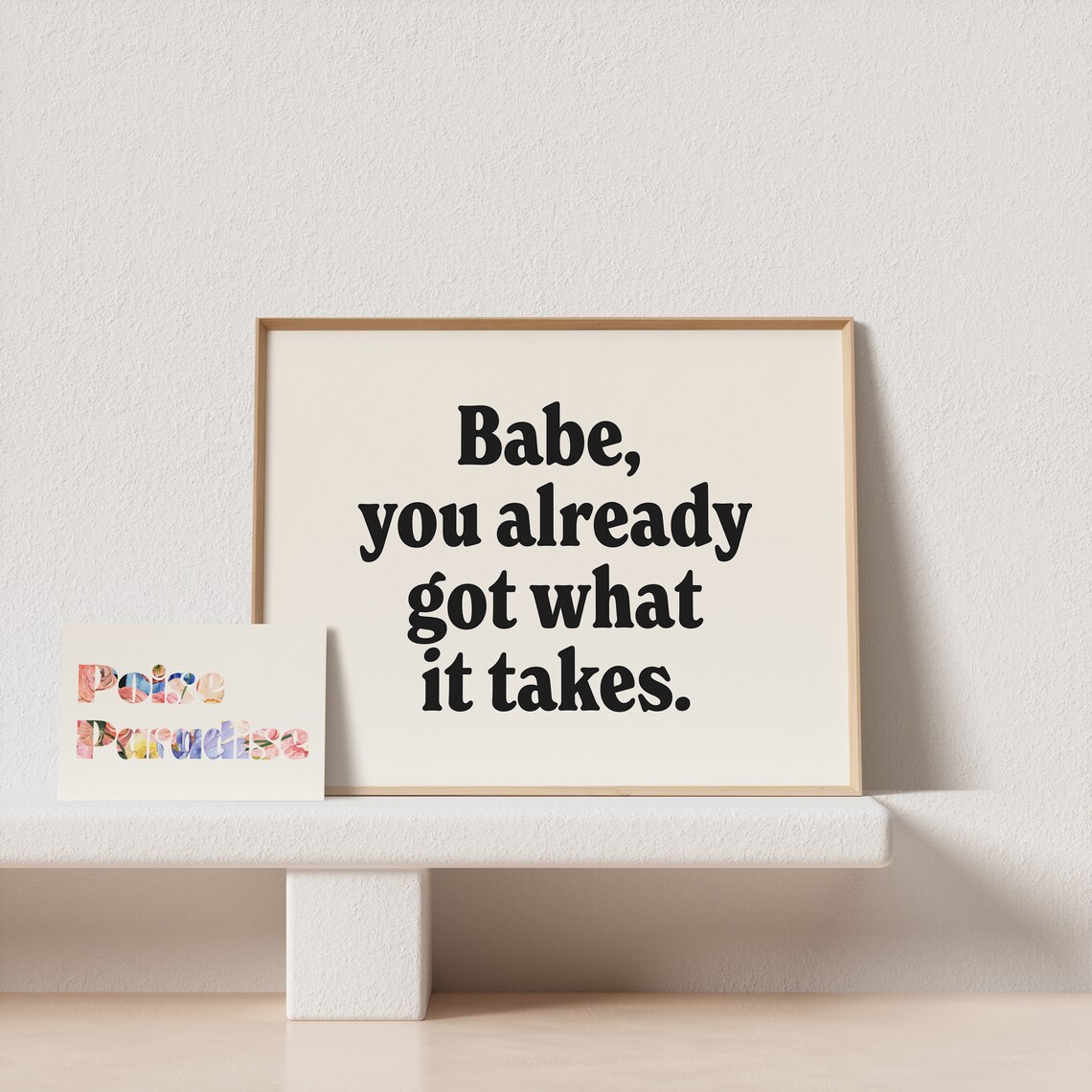 Retro Babe You Already Got What It Takes Poster Print - Image 4