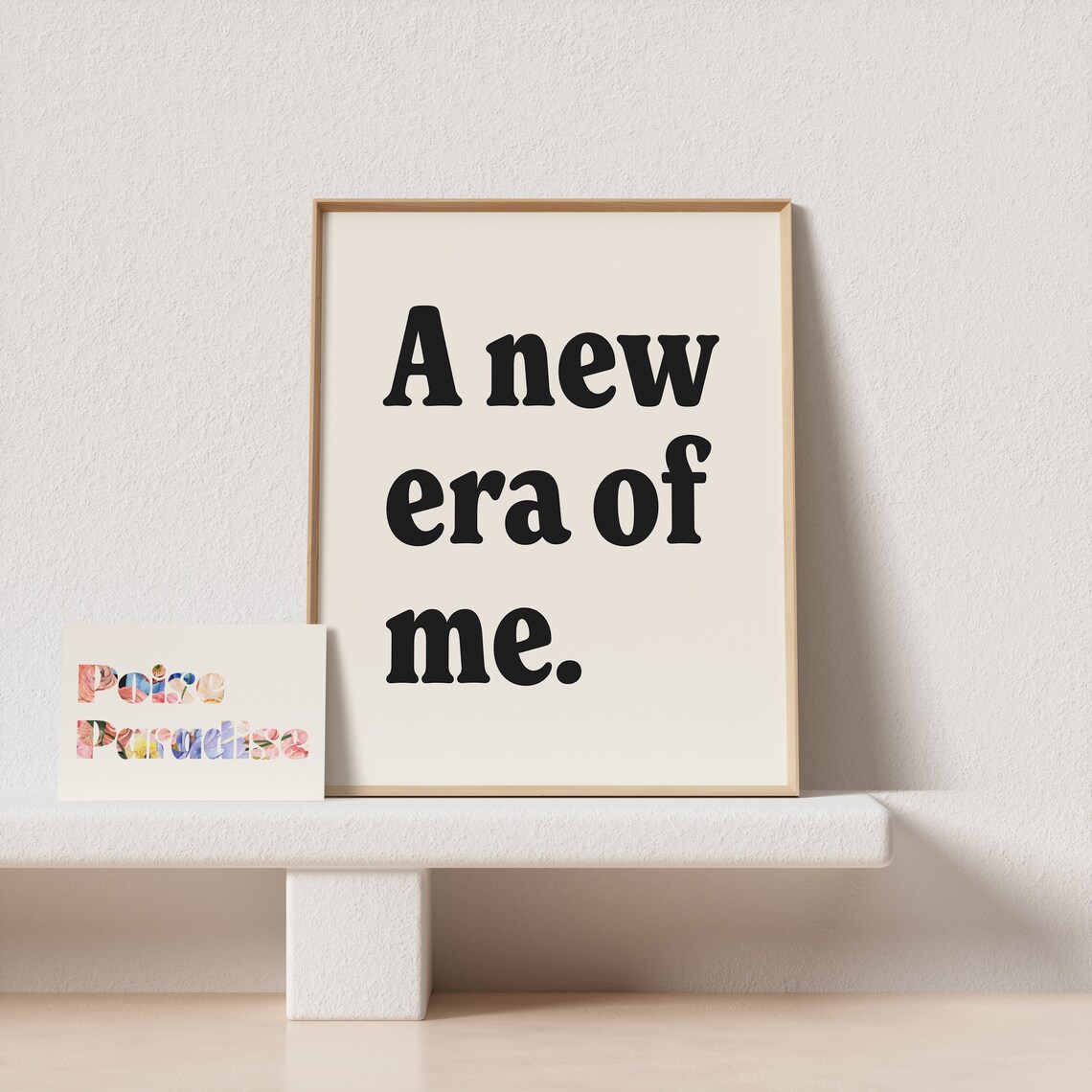 A New Era Of Me Bold Serif Typography Fresh Start Quote Poster - Image 4
