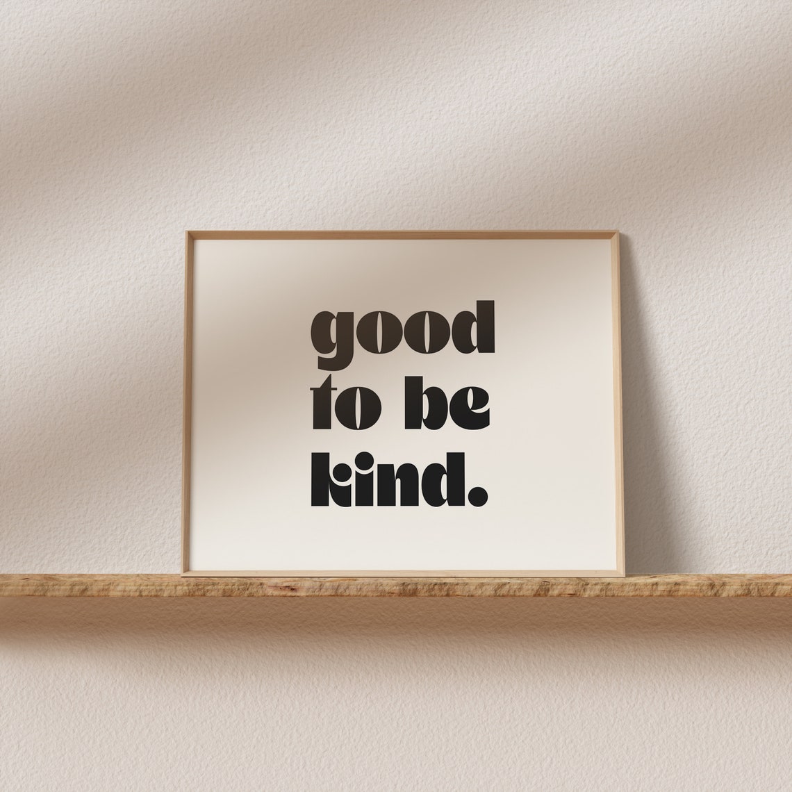 Good To Be Kind Retro Bold Typography Poster For Classrooms And Homes - Image 2