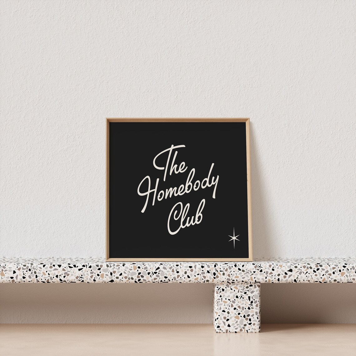 The Homebody Club 50s Typography Art Print - Image 3