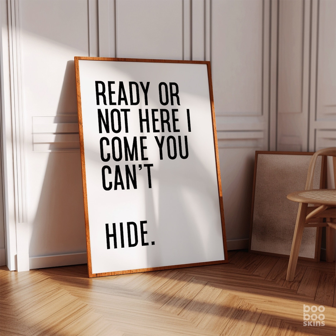Ready Or Not Here I Come 90s R&B Lyrics Print