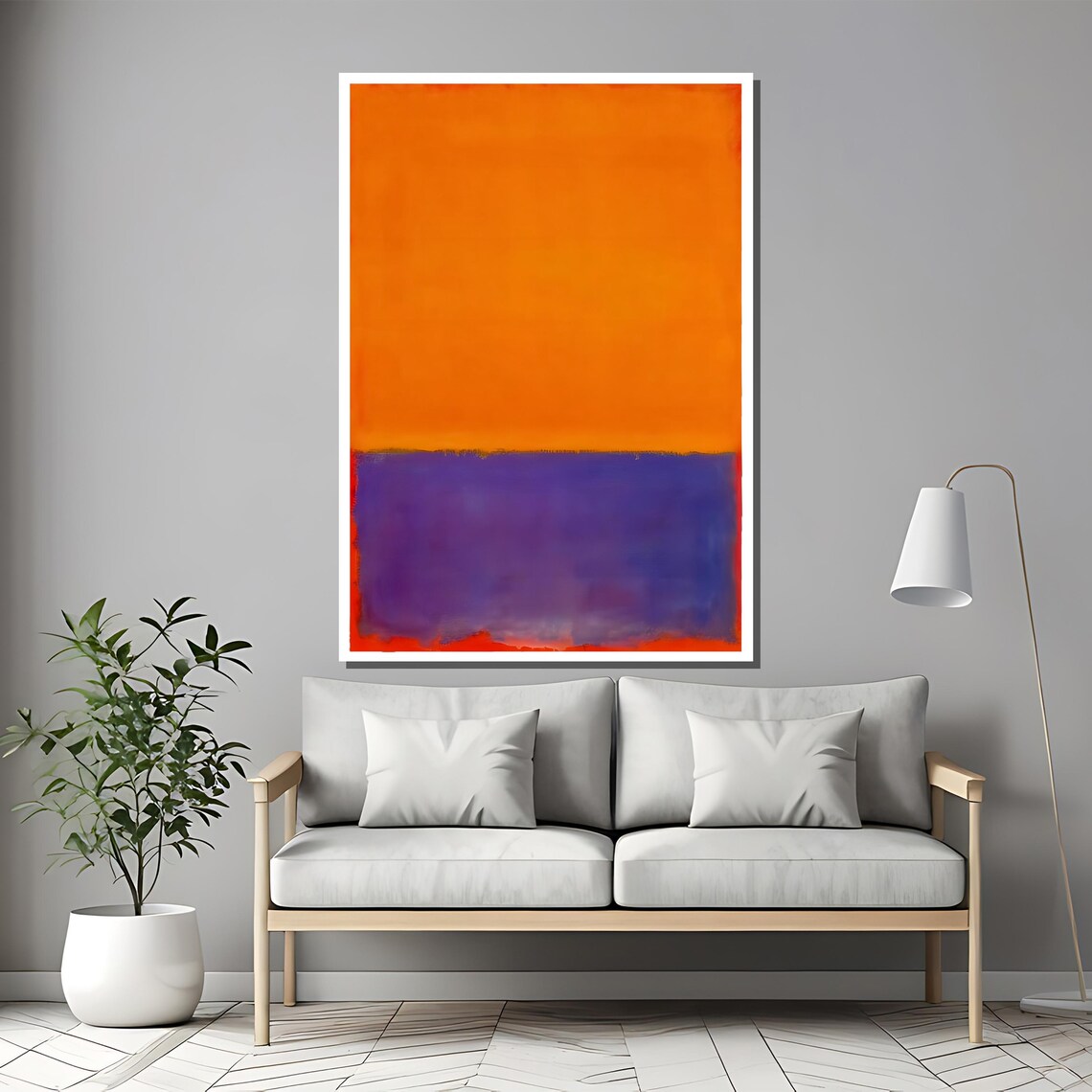 Mark Rothko I Orange And Purple Painting Captivating Abstract Art Gift For Home Or Office Wall Dcor - Image 2