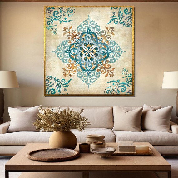Elegant Mandala Painting, Timeless Ornate Patterns