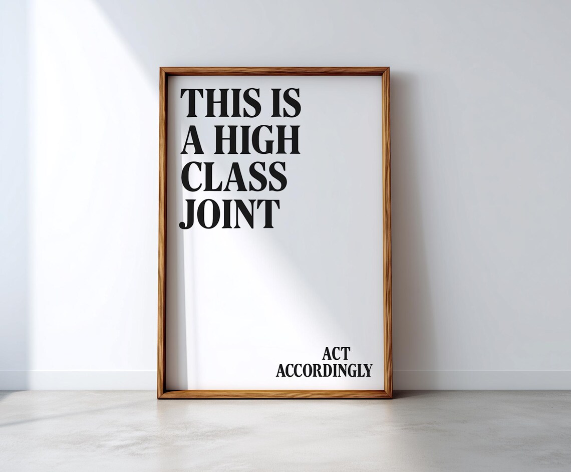 High Class Joint Entrance Hallway Wall Art Print