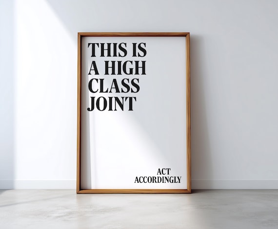 High Class Joint Entrance Hallway Wall Art Print