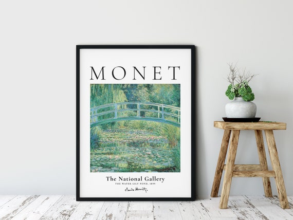 The Water Lily Pond - Monet Exhibition Poster