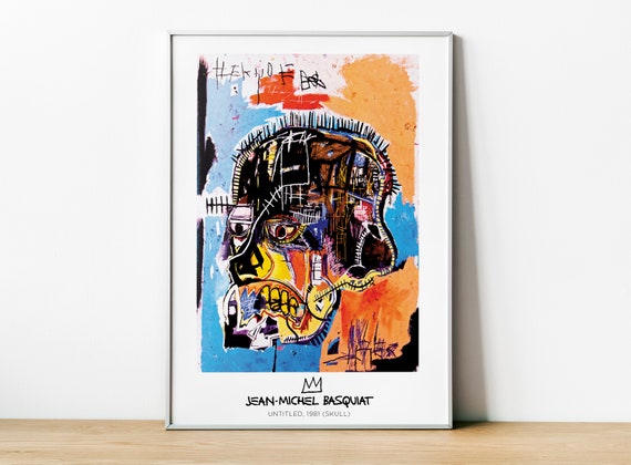 Jean-Michel Basquiat Skull 1981 Pop Art Poster