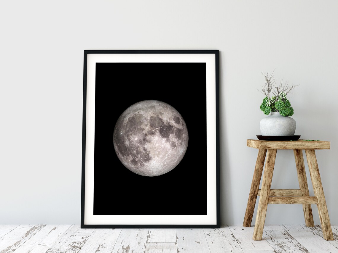 Moon From Space Photo, NASA Lunar Photography