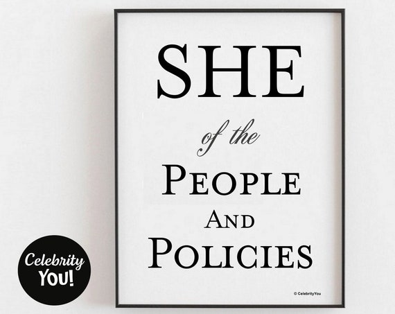 She Of People Policies, HR Office Humor Art Print