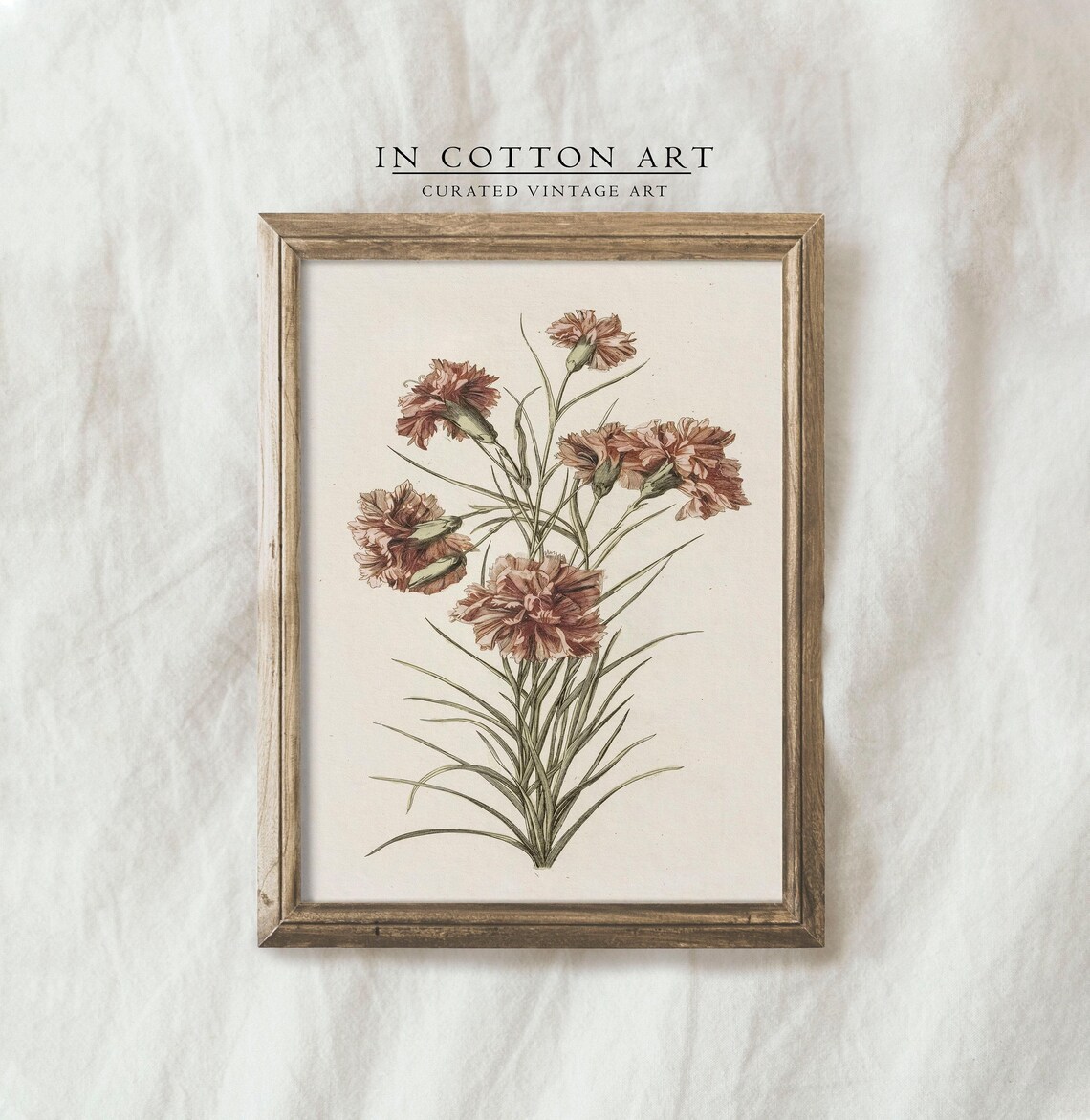Vintage Floral Botanical Illustration, Farmhouse Poster - Image 4