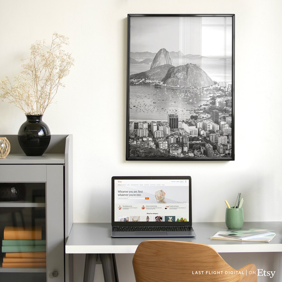 Rio de Janeiro Sugarloaf Mountain Bay Sailboats Brazil Poster - Image 5
