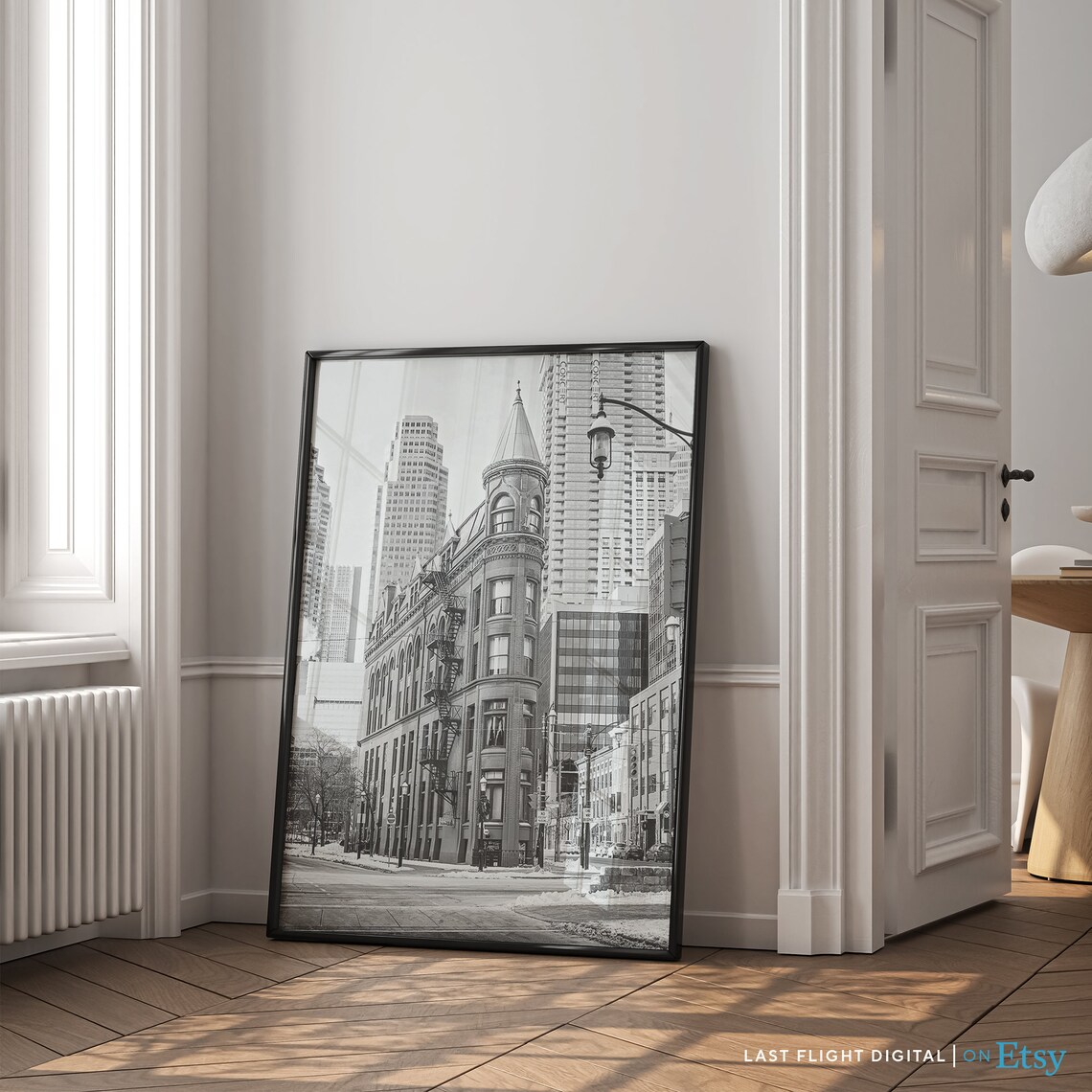 Toronto Gooderham Building Winter Street Historic Flatiron Poster - Image 2