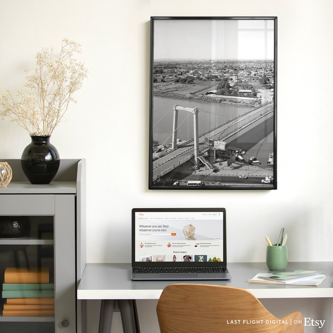 Khartoum Nile River Bridge Poster, Sudan Cityscape - Image 5