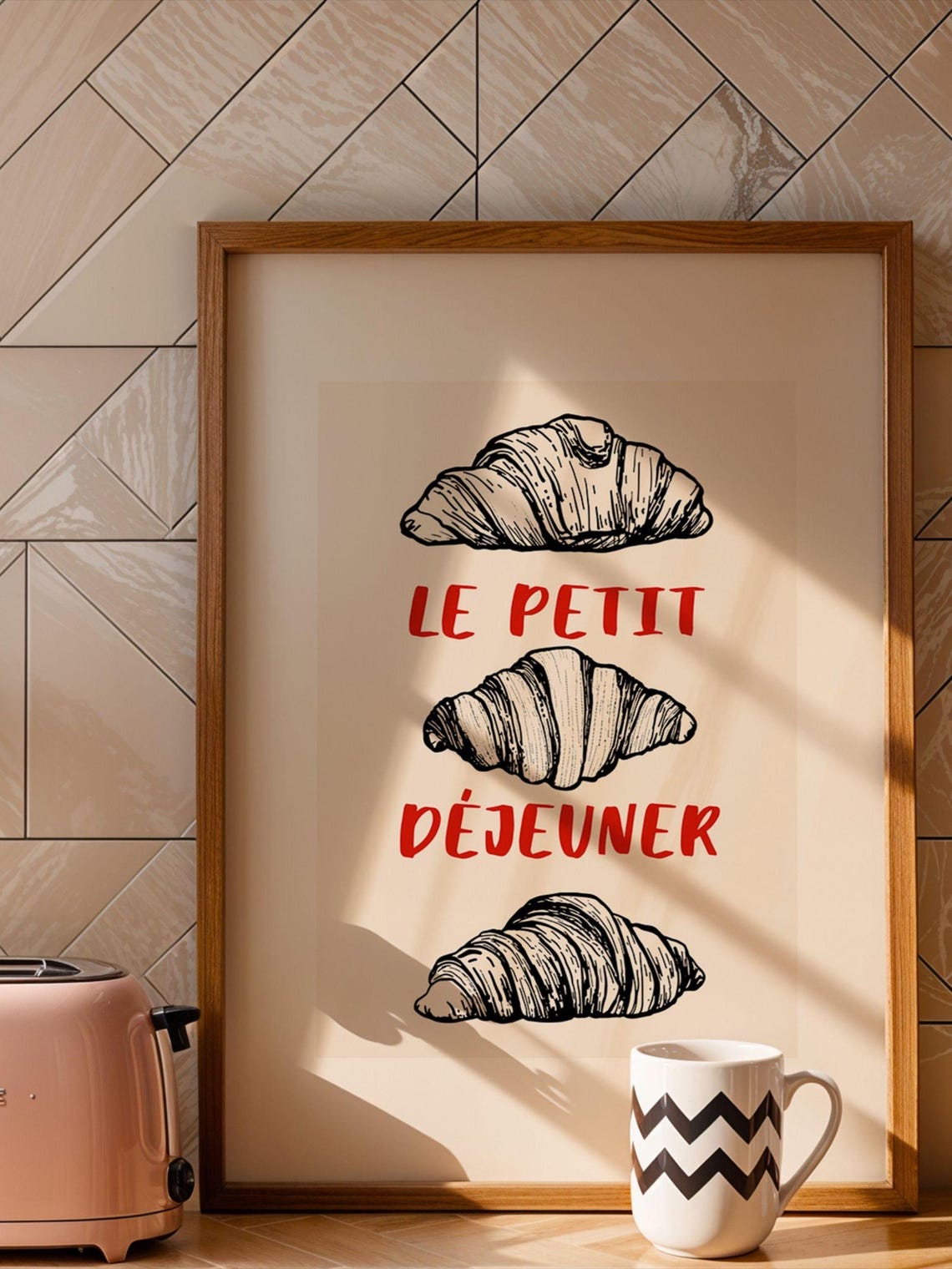 French Kitchen Breakfast, Bakery Decor Poster - Image 3