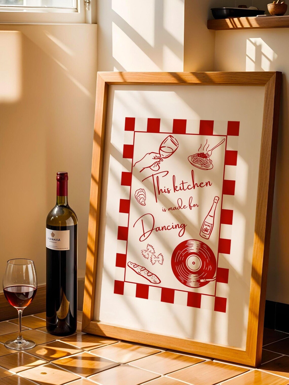 This Kitchen Is Made For Dancing, Retro Kitchen Quote - Image 2