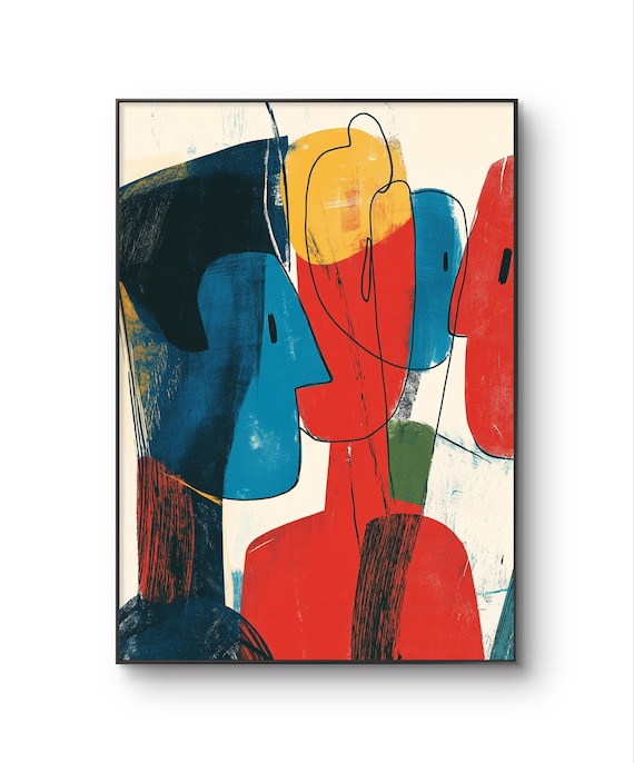 Norwegians Constructivist Scandinavian Poster
