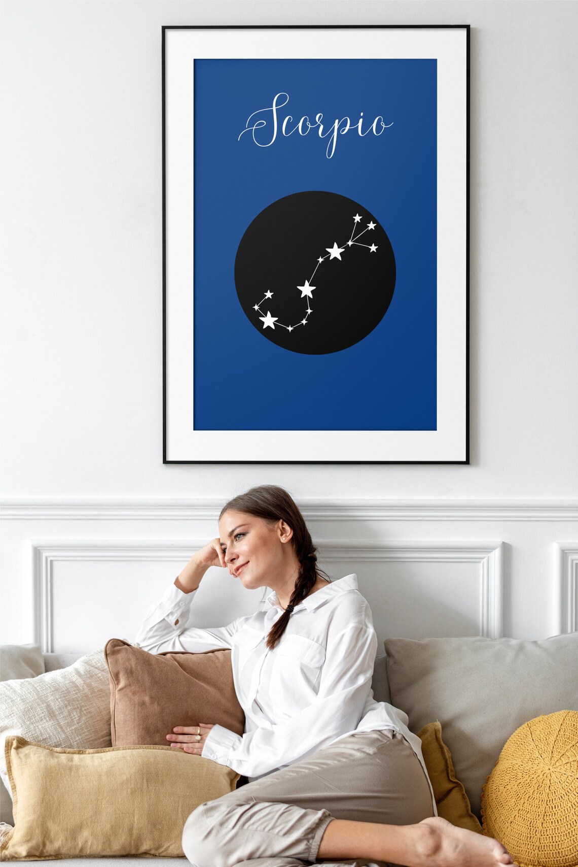 Scorpio Zodiac Poster, Constellation Art Print - Image 3