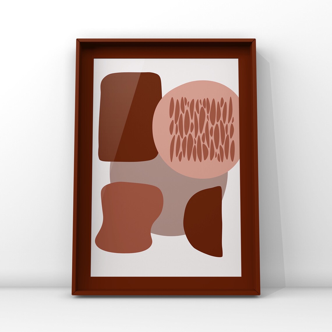 Abstract Geometric Wall Art, Minimalist Decor - Image 2