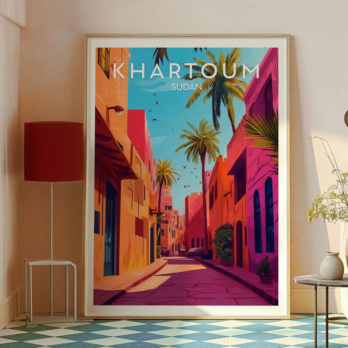Khartoum Travel Poster, Sudan City Wall Art - Image 2