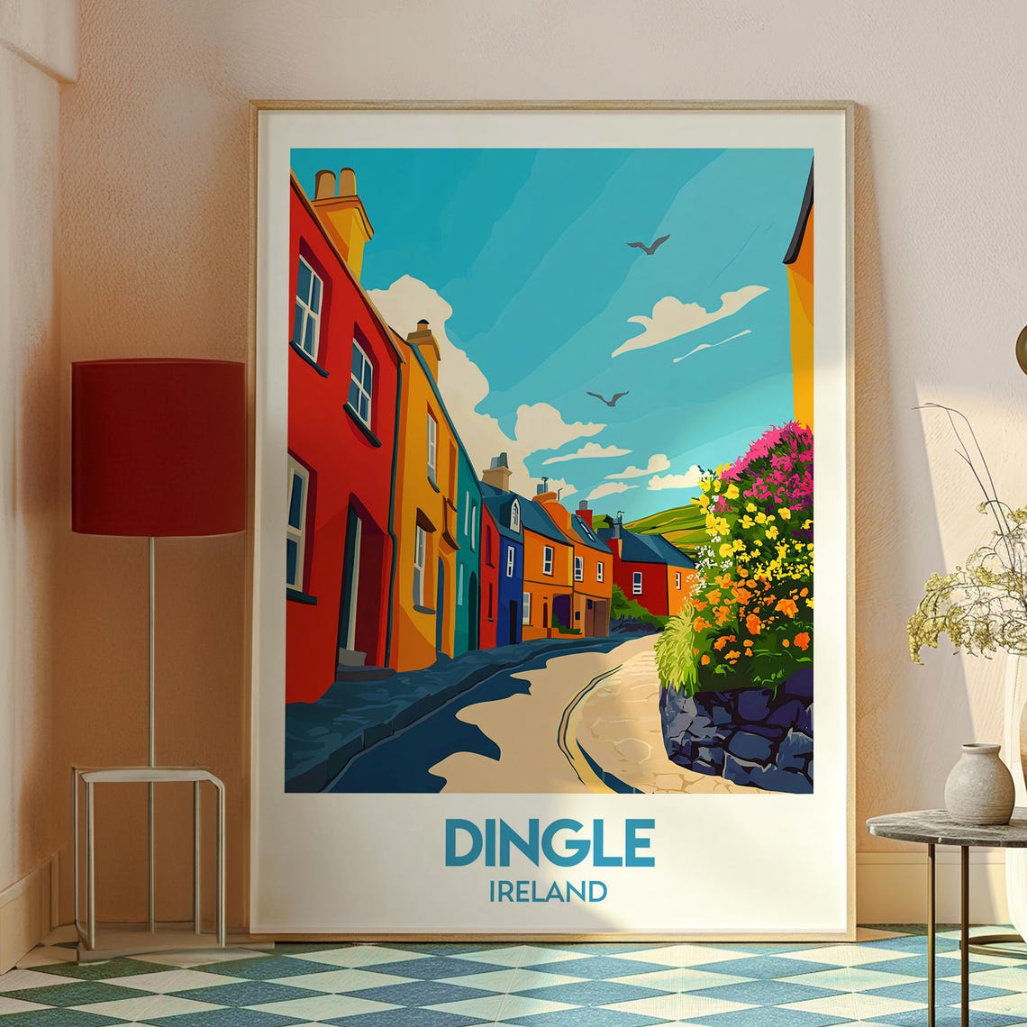 Dingle Travel Poster, Ireland Wall Art Print - Image 2