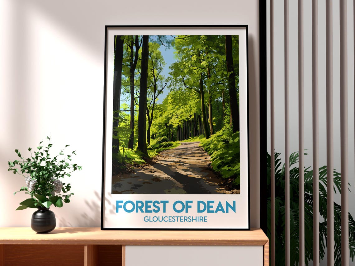 Forest Of Dean Nature Travel Poster