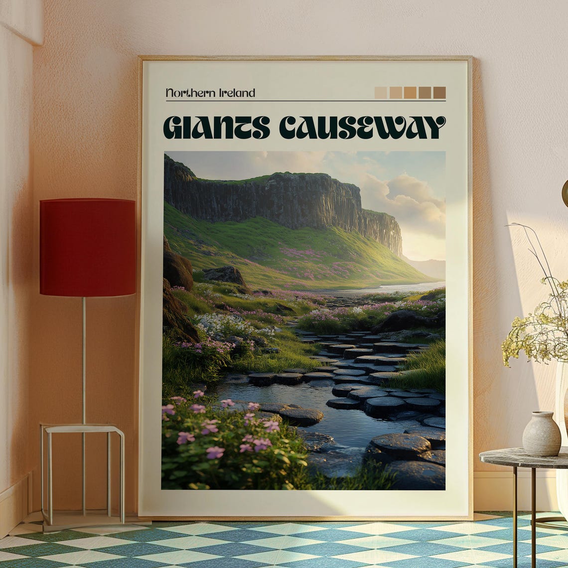 Giants Causeway Northern Ireland Basalt Columns Coast Poster - Image 2