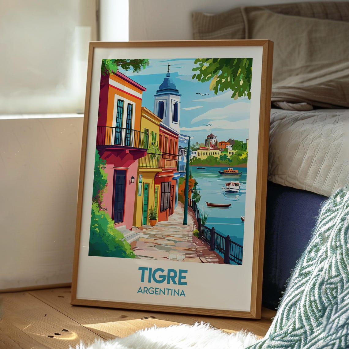 Tigre Travel Print Argentina Wall Art Buenos Aires Poster Gift For Traveller - Image 3