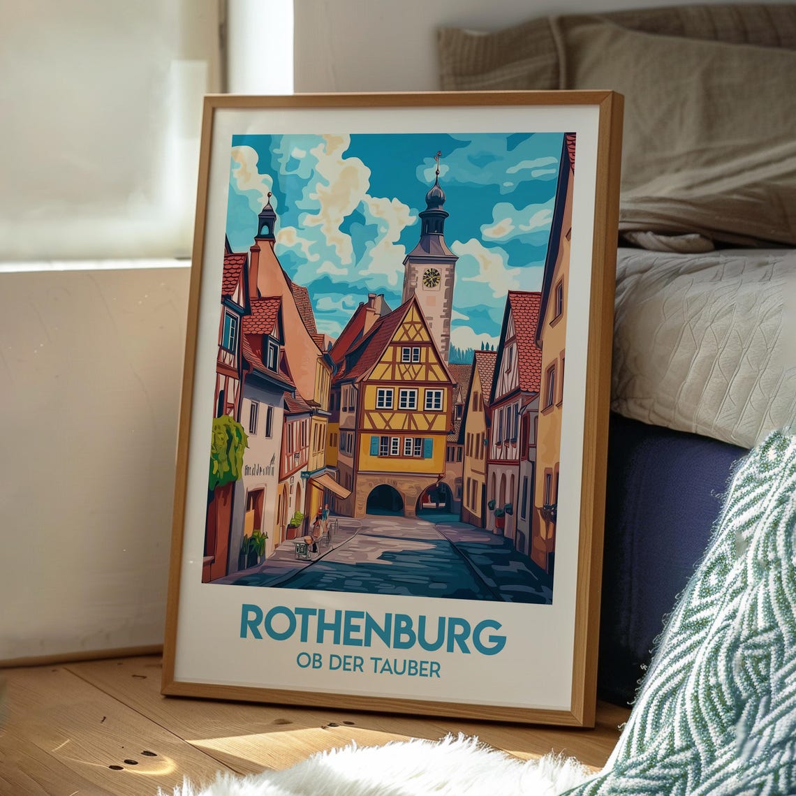 Rothenburg Ob Der Tauber Wall Art Print - Image 3