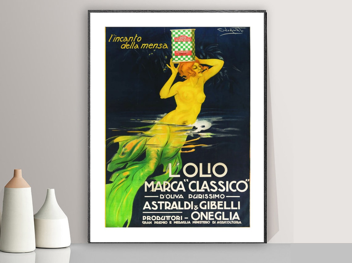 Lolio Marca Classico Doliva Vintage Food & Drink Poster