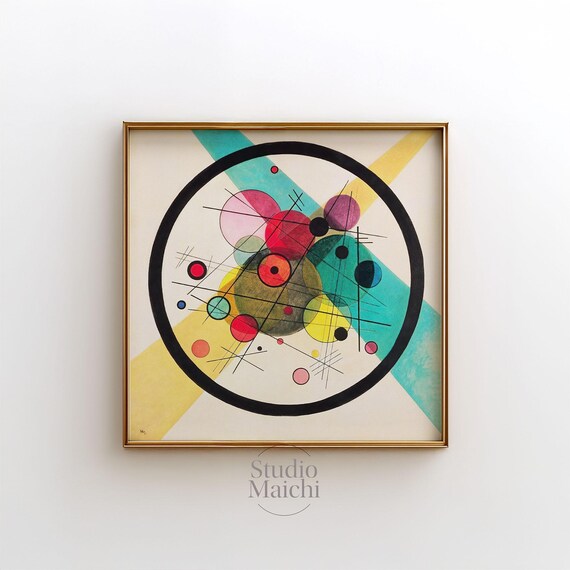 Geometric Abstract Modern Poster, Bauhaus Minimalist