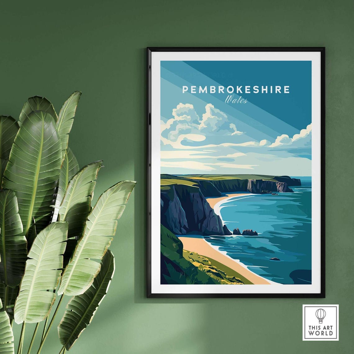 Pembrokeshire, Wales Poster Print, House Decor - Image 2