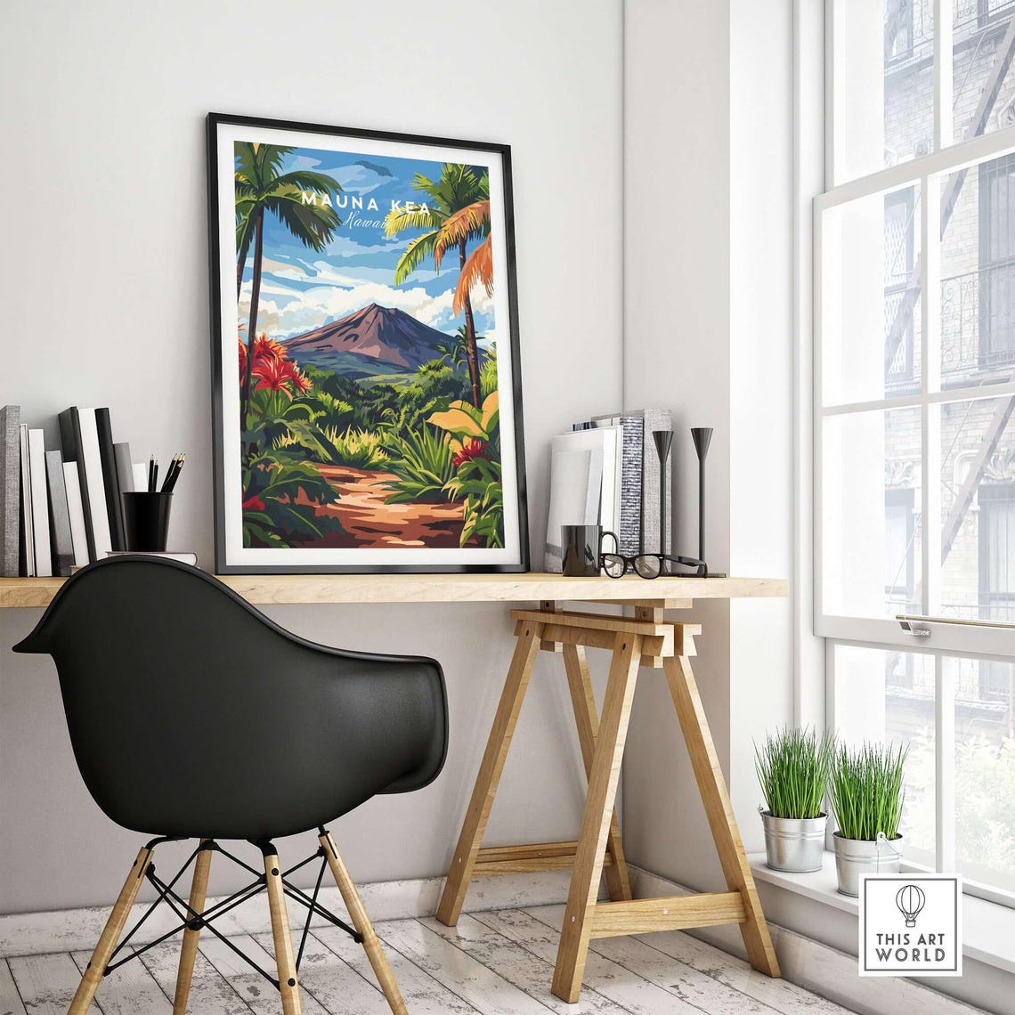 Hawaii Landscape, Mauna Kea Mountain Art Print - Image 4