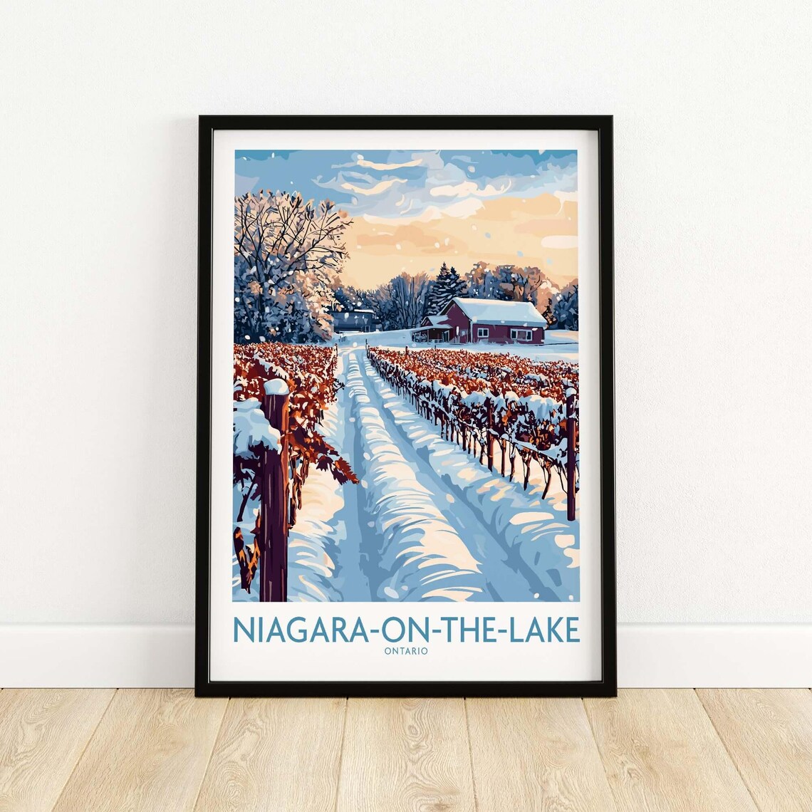 Niagara on the Lake Vineyards - Winter Poster - Image 5