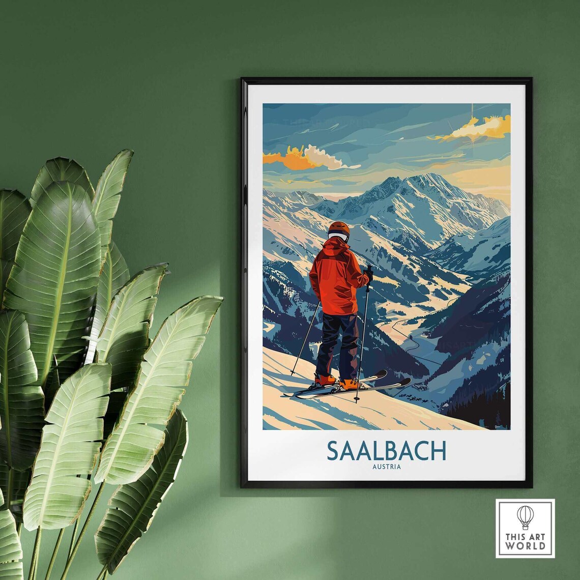 Saalbach Ski Resort, Gift for Skier - Image 2