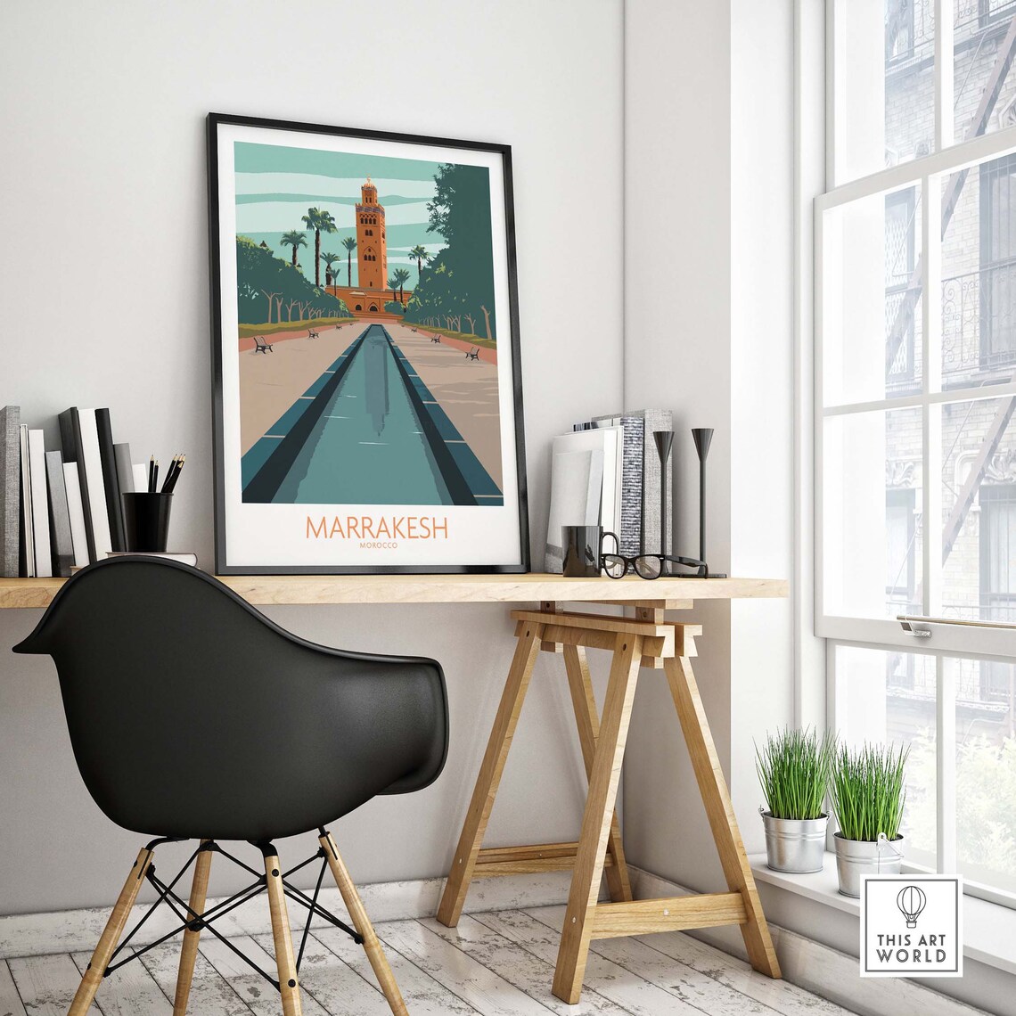 Marrakesh Gift Idea Travel Poster - Image 4