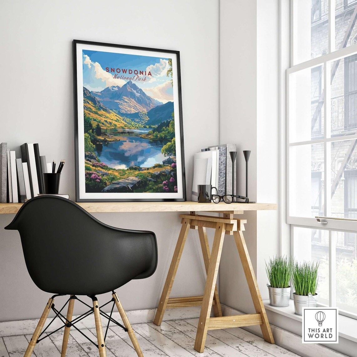Snowdonia National Park - Wales Travel Poster - Image 4