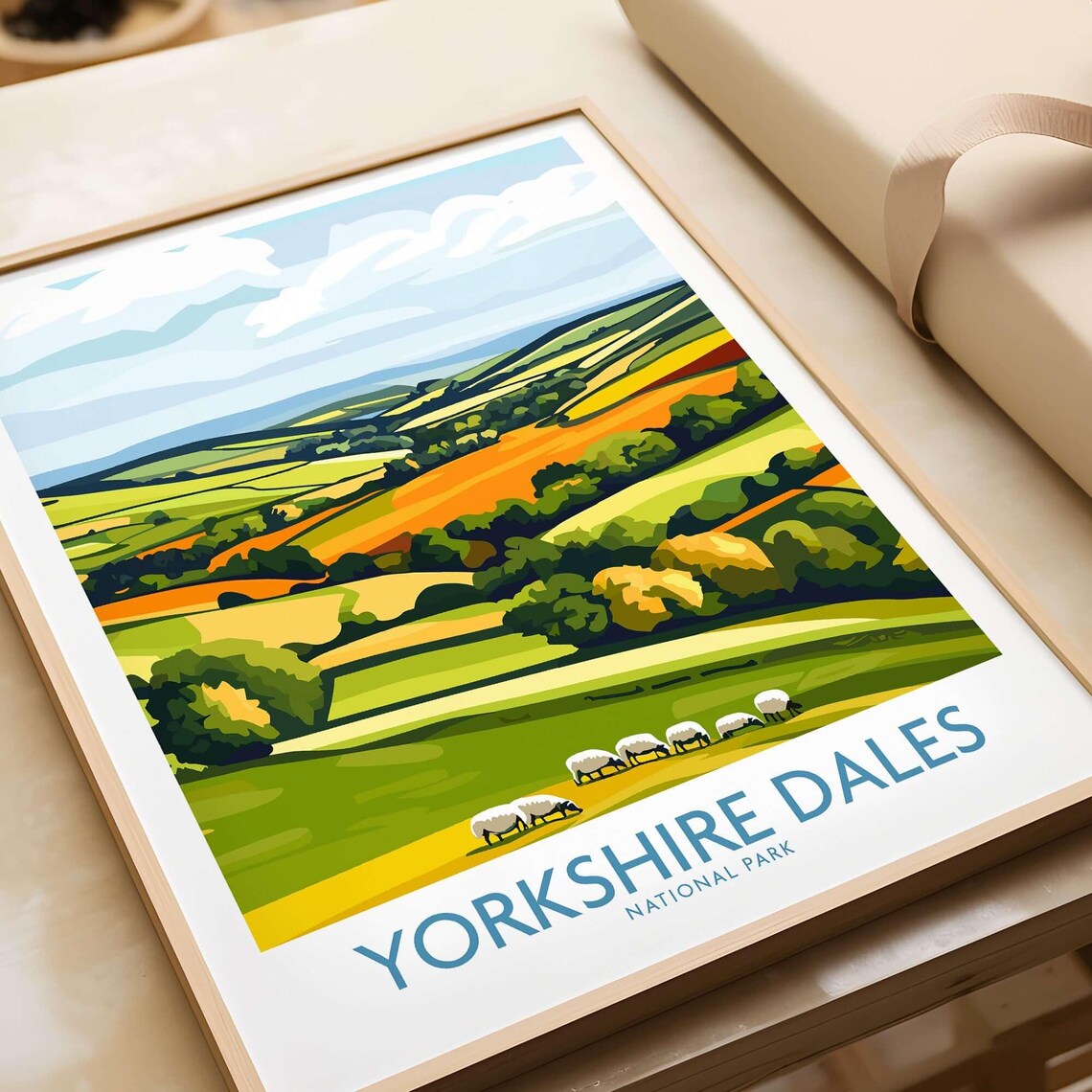 Yorkshire Dales National Park, England Travel Poster