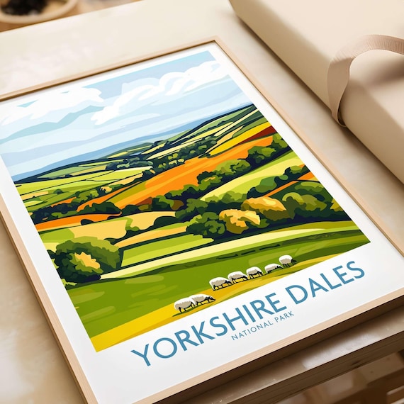 Yorkshire Dales National Park, England Travel Poster